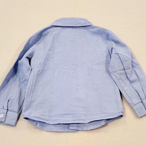 Starting Out Button Down Long Sleeve Shirt with Tie & Vest - Picture 4 of 4